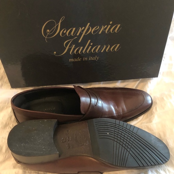 Scarperia Italiana Mens Loafers - Picture 3 of 3